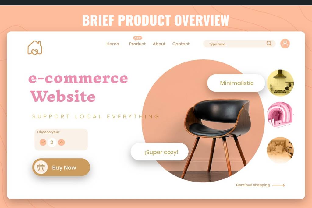 Brief Product Overview on Home Page