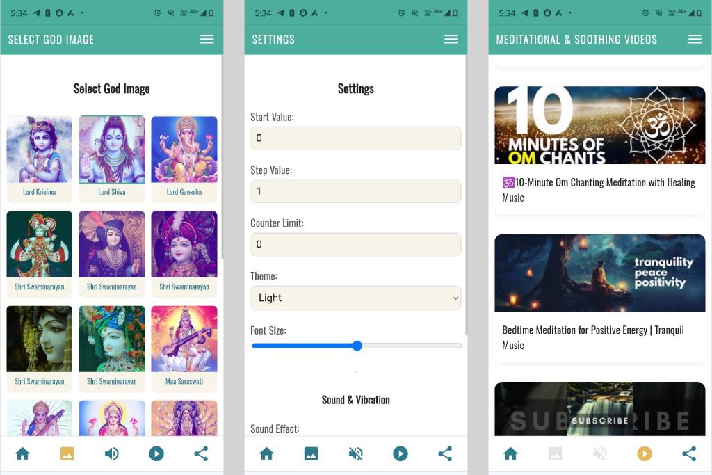 Webto Mantra Jaap App Features