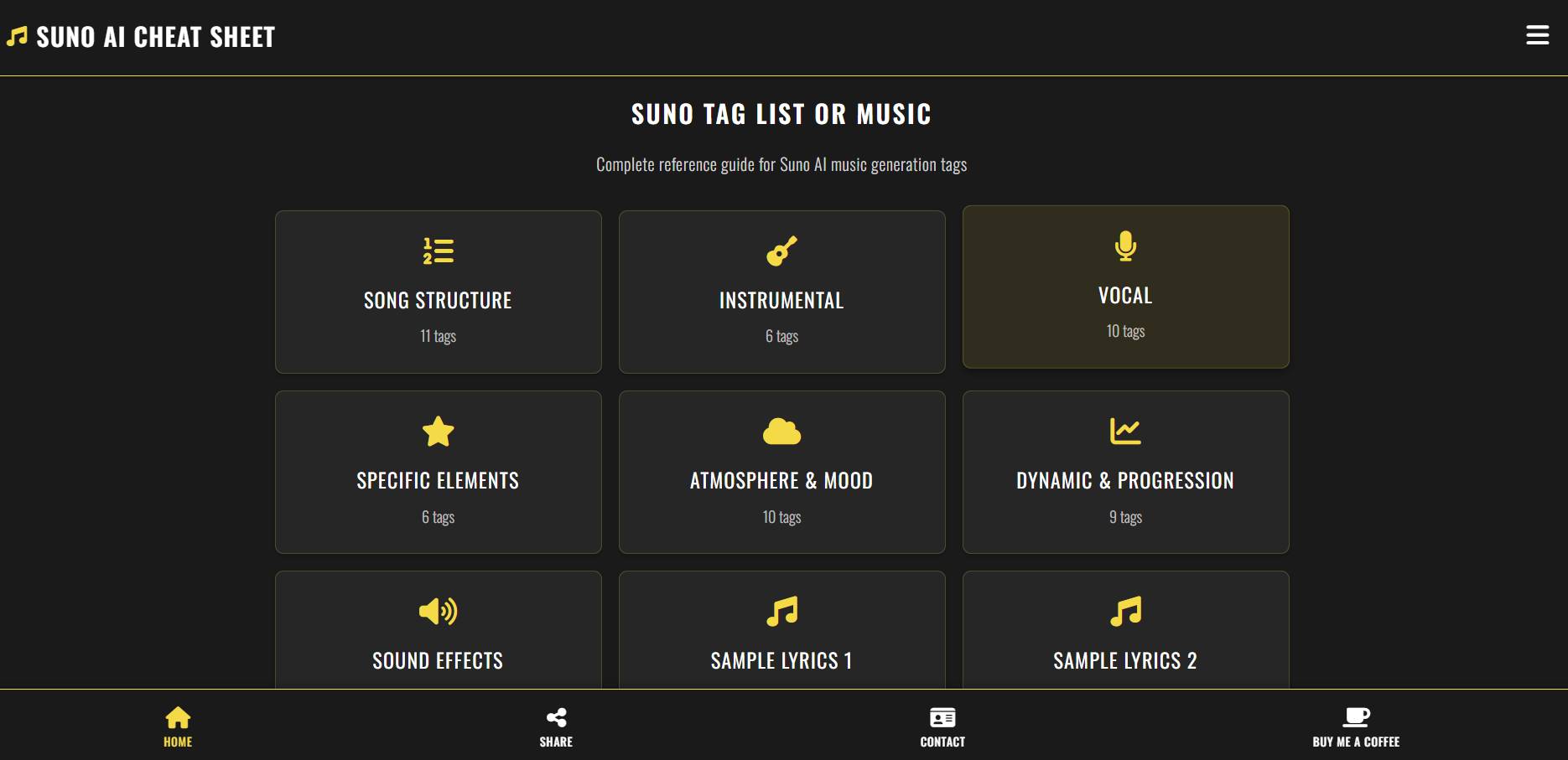 Ultimate Suno AI Cheatsheet with Over 100 Tags to Boost Your AI Music ...